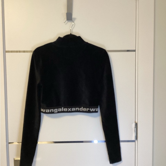 Alexander Wang Cropped Velvet Top - Picture 3 of 3